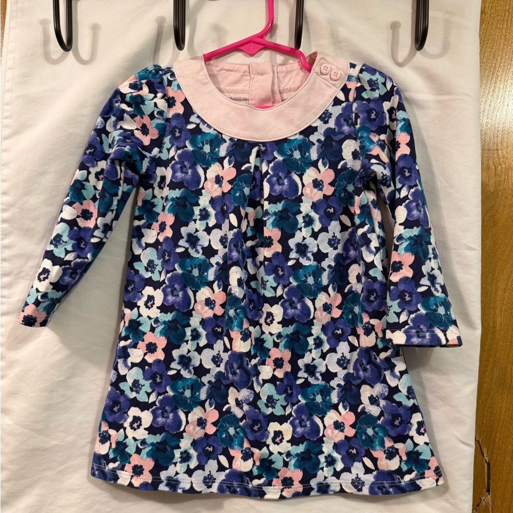 Gymboree Toddler Girl 2T Floral Long Sleeve Dress